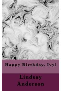 Happy Birthday, Ivy!