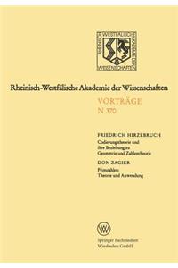 Codierungstheorie Und Ihre Beziehung Zu Geometrie Und Zahlentheorie. Primzahlen: Theorie Und Anwendung