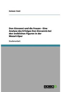 Don Giovanni Und Die Frauen - Eine Analyse Des Erfolges Don Giovannis Bei Den Weiblichen Figuren in Der Mozart-Oper