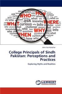 College Principals of Sindh Pakistan