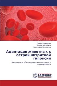 Adaptatsiya Zhivotnykh K Ostroy Nitritnoy Gipoksii