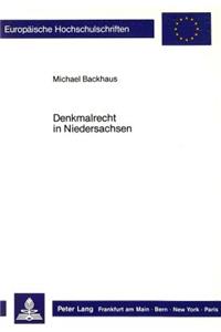 Denkmalrecht in Niedersachsen