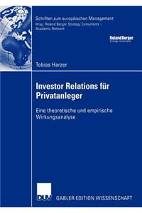 Investor Relations Für Privatanleger