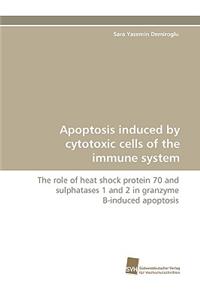Apoptosis induced by cytotoxic cells of the immune system