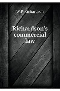 Richardson's Commercial Law