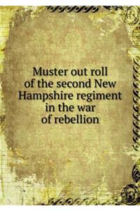 Muster out roll of the second New Hampshire regiment in the war of rebellion