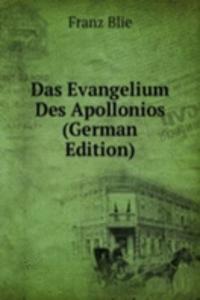 Das Evangelium Des Apollonios (German Edition)