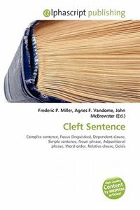 Cleft Sentence