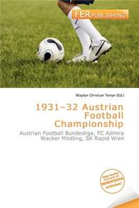 1931-32 Austrian Football Championship