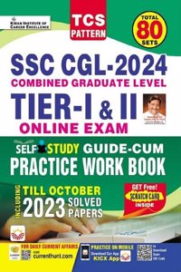 SSC CGL 2024 Tier 1 & Tier 2 TCS Pattern Self Study Guide Cum Practice Work Book (English Medium) (4573)