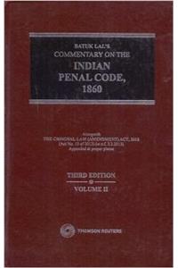 Commentary on the Indian Penal Code in 2 vols