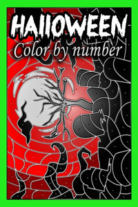 Halloween color by number