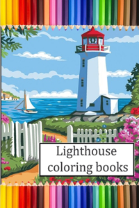 Lighthouse coloring book