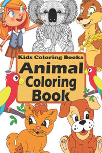 Kids Coloring Books Animal Coloring Book