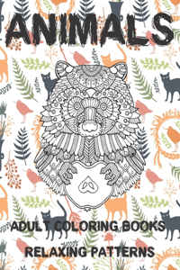 Adult Coloring Books Relaxing Patterns - Animals