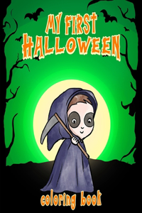 my first halloween coloring book