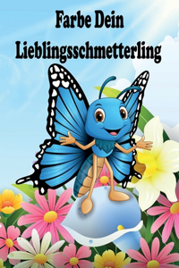 Farbe Dein Lieblingsschmetterling