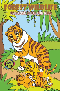 Forest Wildlife Coloring Book For Kids