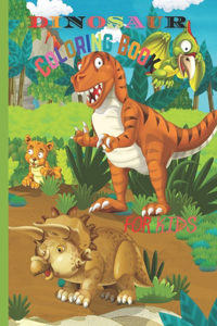 DINOSAUR COLORING BOOK for kids