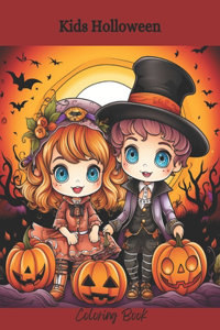 Kids Holloween Coloring Book