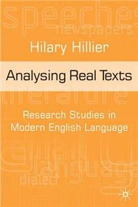 Analysing Real Texts