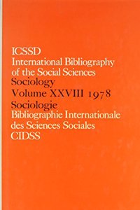 IBSS: Sociology: 1978 Vol 28