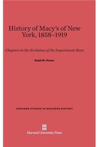 History of Macy's of New York, 1858-1919