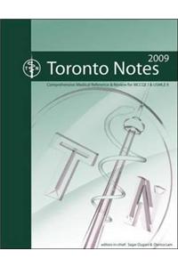 Toronto Notes 2009:Comp.Medical Ref.&Review For Mccqe 1&Usmle 11 +Clinical Handbook