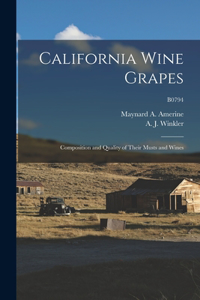 California Wine Grapes