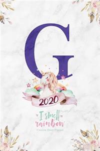 2020 Unicorn Diary Planner I Smell Rainbow