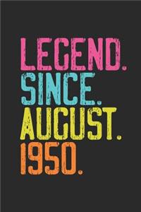 Legend Since August 1950