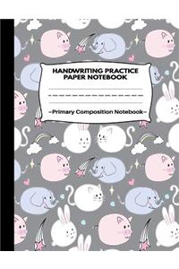 Handwriting Practice Paper Notebook Primary Composition Notebook