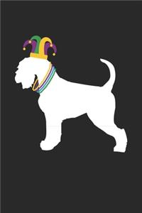 Schnauzer Journal - Schnauzer Notebook - Mardi Gras Gift for Schnauzer Lovers
