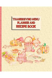 Thanksgiving Menu Planner & Recipe Book