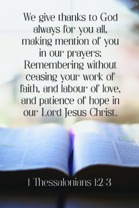 We Give Thanks Bulletin (Pkg 100) Pastor Appreciation