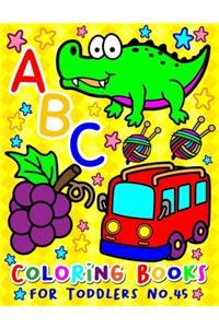 ABC Coloring Books for Toddlers No.45