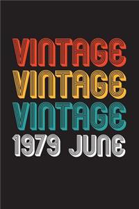 Vintage Vintage Vintage 1979 June