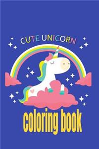 Cute Unicorn Coloring Book