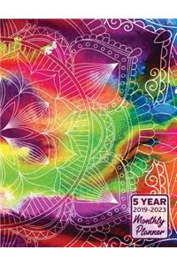 5 Year 2019 - 2023 Monthly Planner