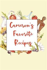 Cameron's Favorite Recipes