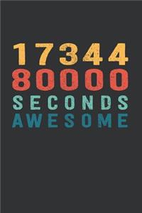 1 734 480 000 Seconds Awesome