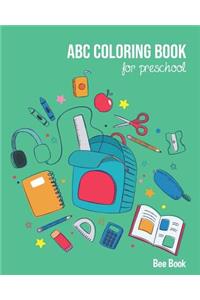 ABC Coloring Book For Preschool