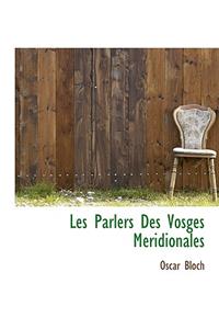 Les Parlers Des Vosges M Ridionales