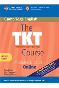 Tkt Course Modules 1, 2 and 3 Online (Trainee Version Access Code Card)