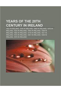 Years of the 20th Century in Ireland