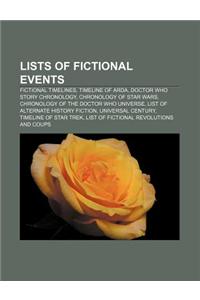 Lists of Fictional Events