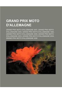 Grand Prix Moto D'Allemagne