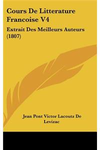 Cours de Litterature Francoise V4