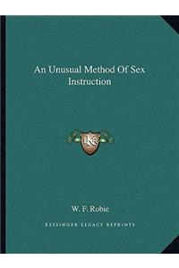 An Unusual Method Of Sex Instruction