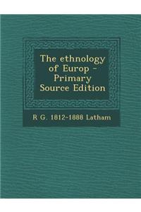 The Ethnology of Europ